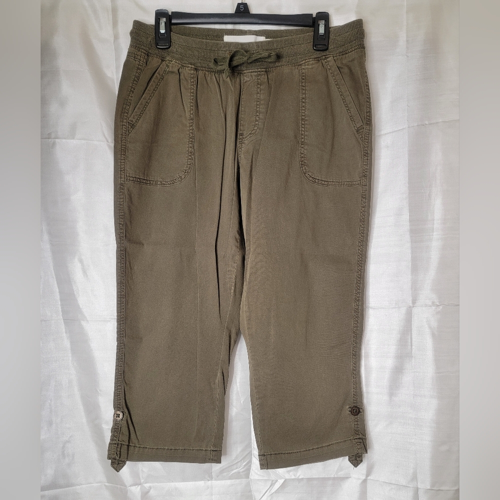 Sonoma Olive Geeen Capri Pants